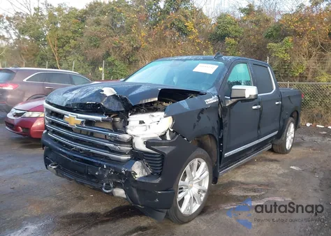 2023 Chevrolet Silverado 1500 4Wd Short Bed High Country z USA, uszkodzony, nr VIN 2GCUDJED1P1107838